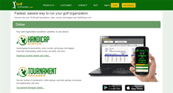 Desktop Screenshot of golfsoftware.com