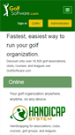 Mobile Screenshot of golfsoftware.com