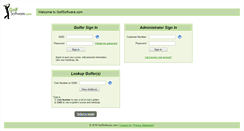 Desktop Screenshot of golfsoftware.net